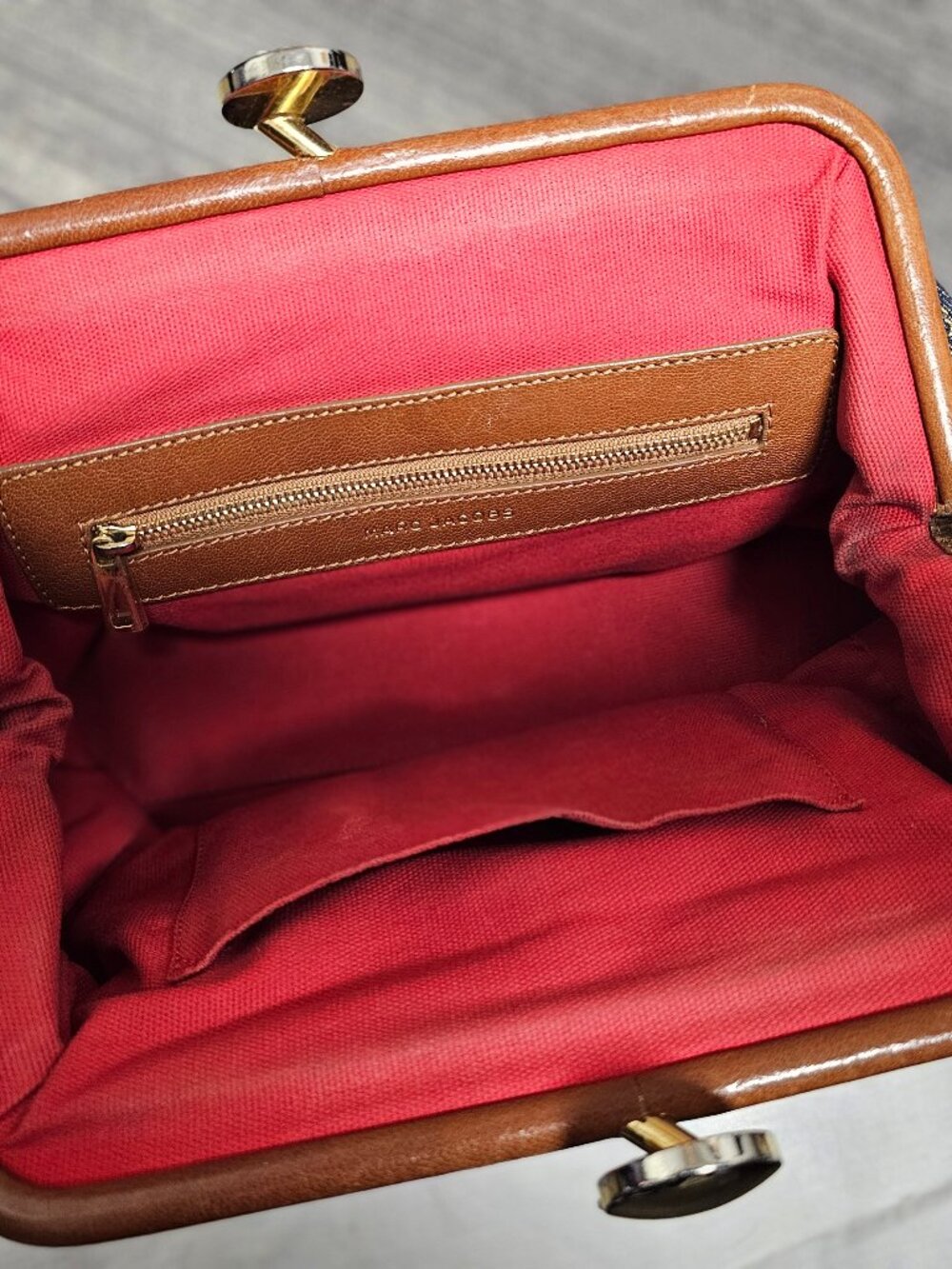 RARE! MARC JACOBS Denim STAM Bag - Picture 5 of 8